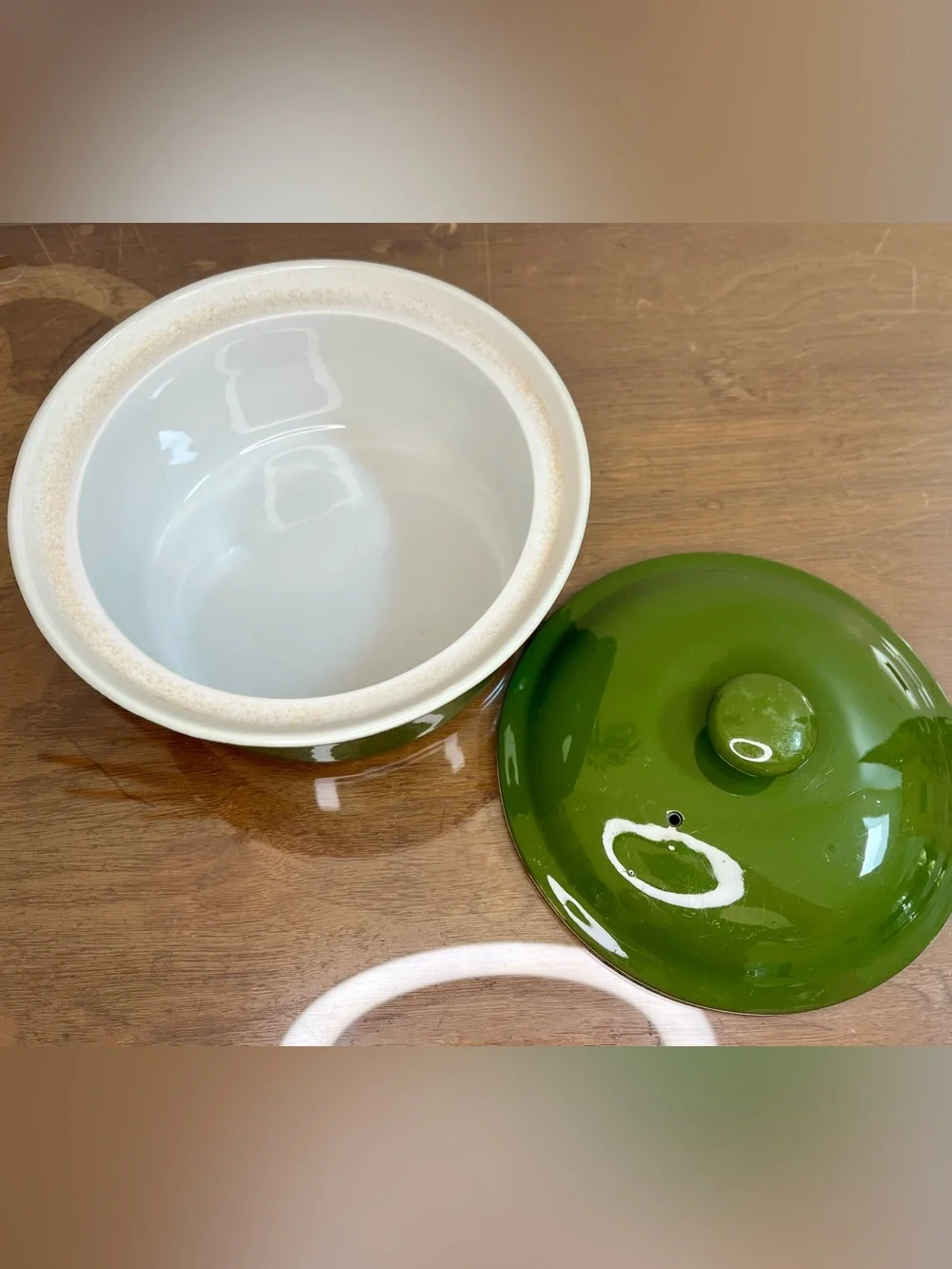 Vintage Hall Casserole w/Vented Lid, Forest Green, 7-1/2” Round, #67